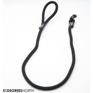 Wanderful - Leash - Rope - Black - 120cmx12,5mm
