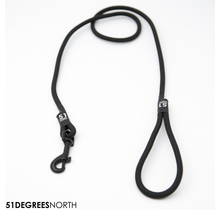 Wanderful - Leash - Rope - Black - 120cmx8mm