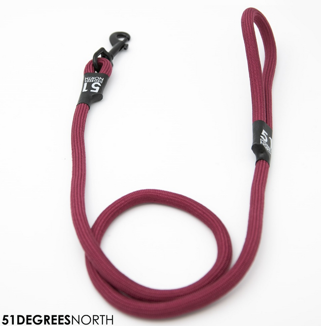 Wanderful - Leash - Rope - Burgundy - 200cmx12mm