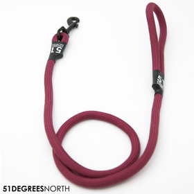 Wanderful - Leash - Rope - Burgundy - 120cmx12,5mm