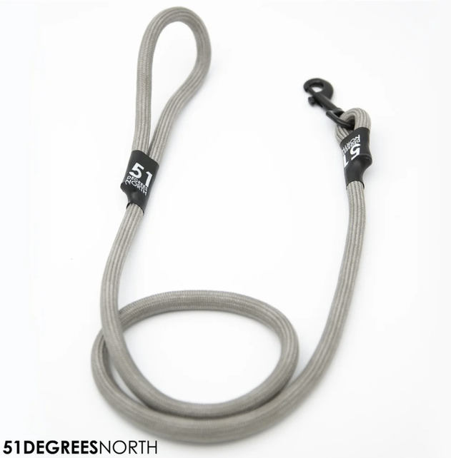 Wanderful - Leash - Rope - Light Grey - 120cmx12.5mm