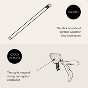 District 70 SMASH Kartonnen Kattenhengel 40 x 55 x 14 cm (zwart)