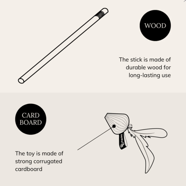 District 70 SMASH Kartonnen Kattenhengel 40 x 55 x 14 cm (zwart)