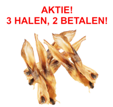 AKTIE!! 3x Konijnenoren gedroogd 350 gram (3 halen 2 betalen!)