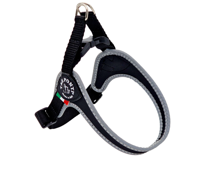 Tre Ponti Fibbia Verstelbaar Zwart Reflective 9-14kg (4)