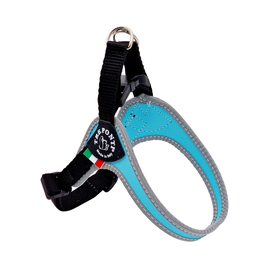 Fibbia Verstelbaar Blauw Reflective 9-14kg (4)