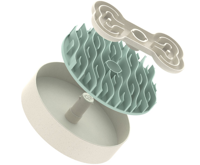 Puzzle Slow Feeder Green, nu met GRATIS extra Lik- en Snuffelmat!