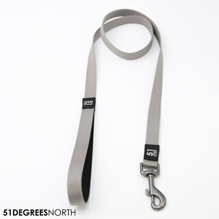 Wanderful - Leash - Nylon - Flat - Light Grey - 200cmx20mm