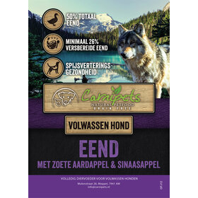 Graanvrij Volwassen Hond Eend 12 kg