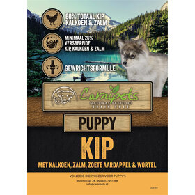 Carnipets Graanvrij Puppy Kip 12 kg