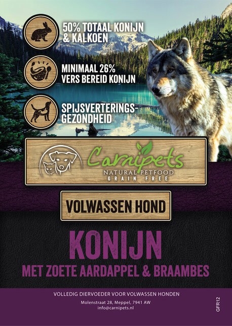 Graanvrij Volwassen Hond Konijn 12 kg Graanvrij Volwassen Hond Konijn 12 kg