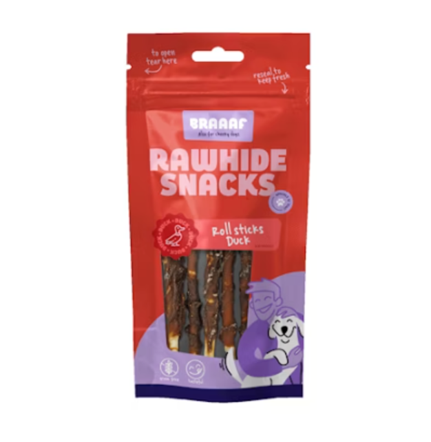 Roll Sticks Eend (8st) 12 cm