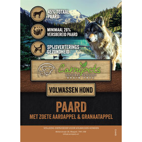 Graanvrij Volwassen Hond Paard 12 kg