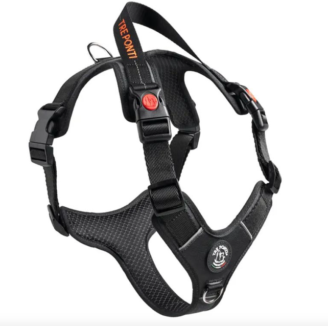 Harmonia Y-Tuig Antraciet/Zwart/Rood M