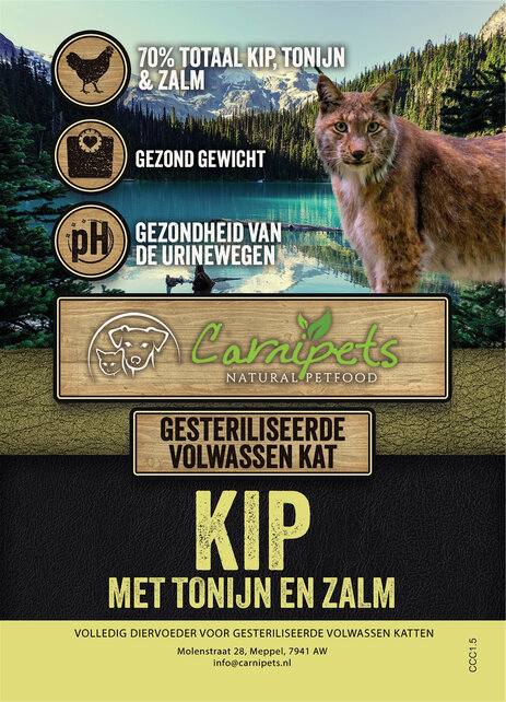 Connoisseur Cat Volwassen Kip-Tonijn-Zalm 1,5kg