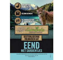 Connoisseur Cat Volwassen Eend met Sardientjes 1,5kg