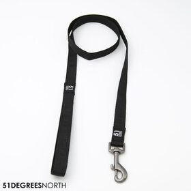Wanderful - Leash - Nylon - Flat - Black - 120cm x 20mm