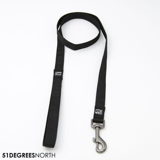 Wanderful - Leash - Nylon - Flat - Black - 120cm x 20mm