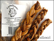 Lamsvleessticks gevlochten 15 cm 100 gram