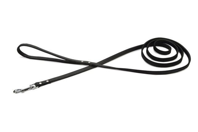 Hondenriem Geniet Zwart 200 cm × 12 mm