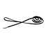 Beeztees Hondenriem Geniet Zwart 200 cm × 12 mm