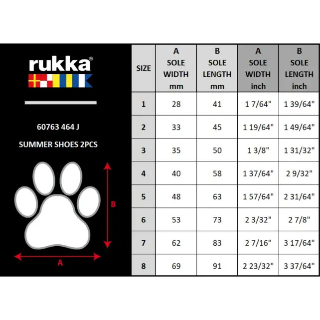 Rukka Hondenschoenen Maat 2