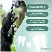 Floss met 3 knopen 55 cm