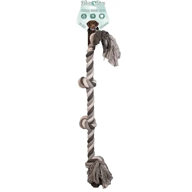 Floss met 4 knopen 85 cm