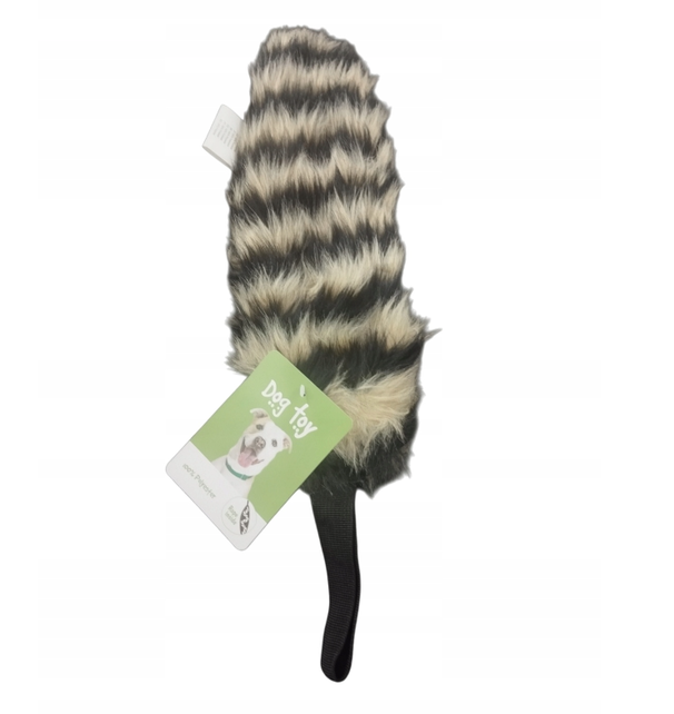 AKTIE!! Hondenspeelgoed staart 30cm met touw van binnen