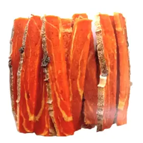 Zalmstrips met huid 300gr