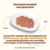 HFC Natvoer Hond Rundvlees Blik  290 gram