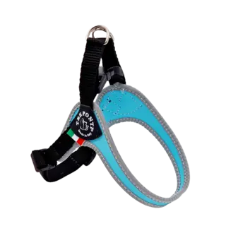 Tre Ponti Fibbia Verstelbaar Blauw Reflective 9-14kg (4)