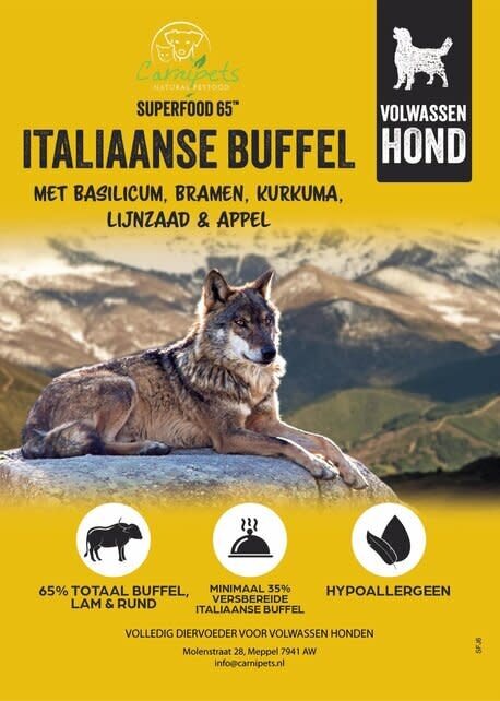Superfood 65 Adult Italiaanse Buffel 6 kg