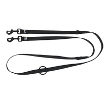 Wanderful - Training Leash - Nylon - Flat - Black - 200cm x 20mm