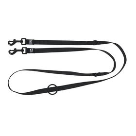 Wanderful - Training Leash - Nylon - Flat - Black - 200cm x 20mm
