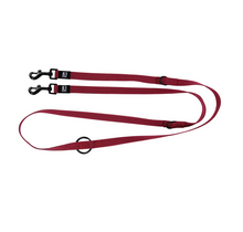Wanderful - Training Leash - Nylon - Flat - Burgundy - 200cm x 20mm