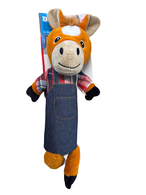 Boerderijdier (koe of paard) met fles - 37x18x10cm