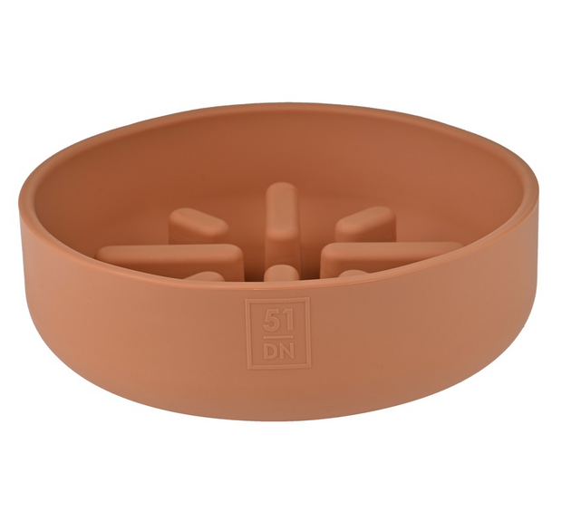 Sili Bowl Slow Feeder Terracotta 1400ml
