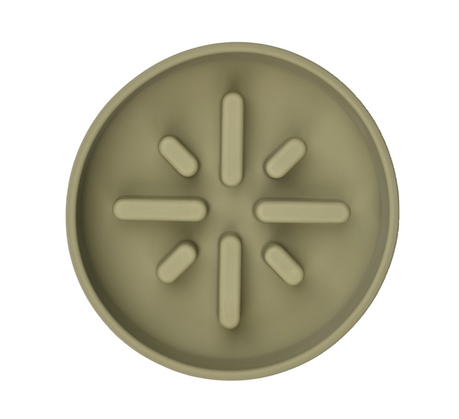Sili Bowl Slow Feeder Khaki 1400ml