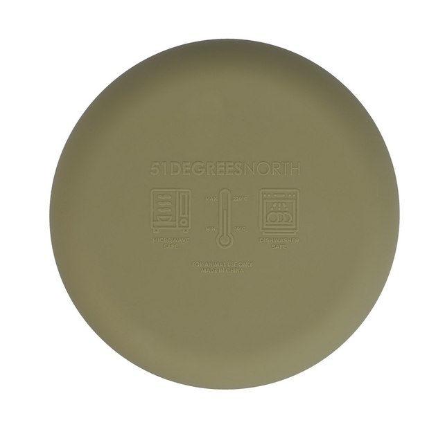 Sili Bowl Slow Feeder Khaki 1400ml
