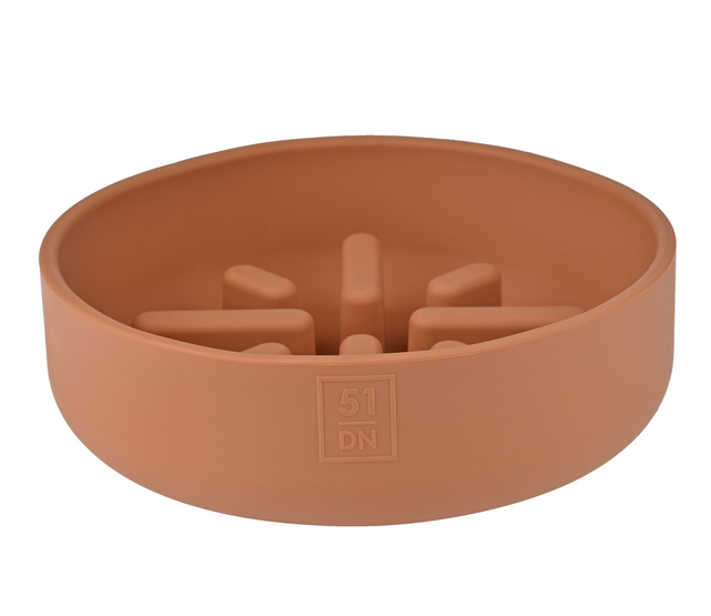 Sili Bowl Slow Feeder Terracotta 350ml