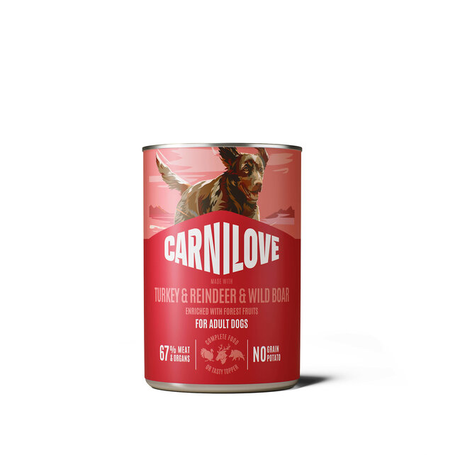Can Turkey & Reindeer & Wild Boar 400 gram