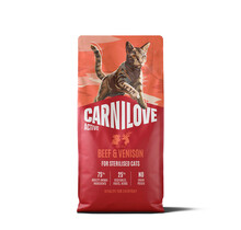 Carnilove ACTIVE Cat Beef & Venison Sterilised Adult 6 kg