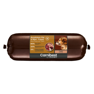 Rundvlees, Kip & Rijst PUPPY 500 gram