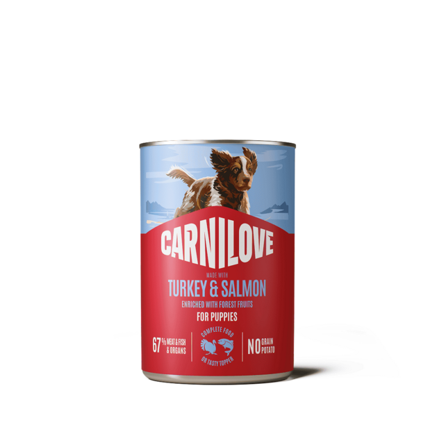 Can Turkey & Salmon PUPPIES 400 gram