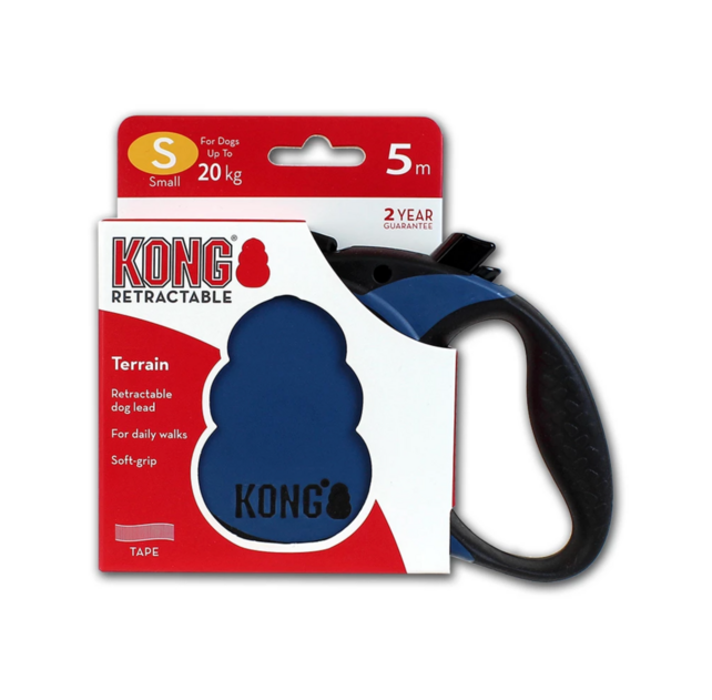 Retractable Leash - Terrain Blauw S