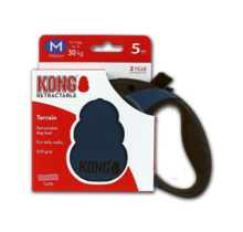 Retractable Leash - Terrain Blauw M