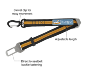 Direct to Seatbelt Swivel Tether - Blauw