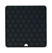 Lick Mat Honeycomb Grijs