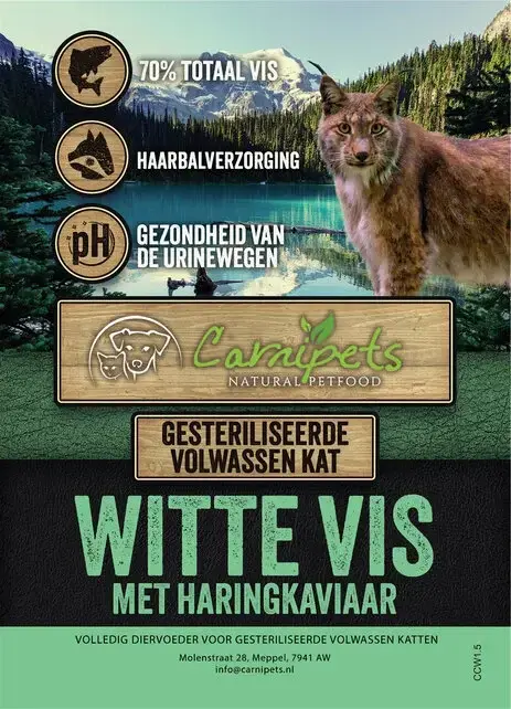 Connoisseur Cat Volwassen Witte Vis met Haringkaviaar 5kg